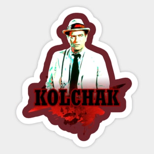 KOLCHACK IN HORROR SPLASH PAINTING Sticker